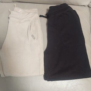 Boy's Sweatpants Bundle - Cream and Black
